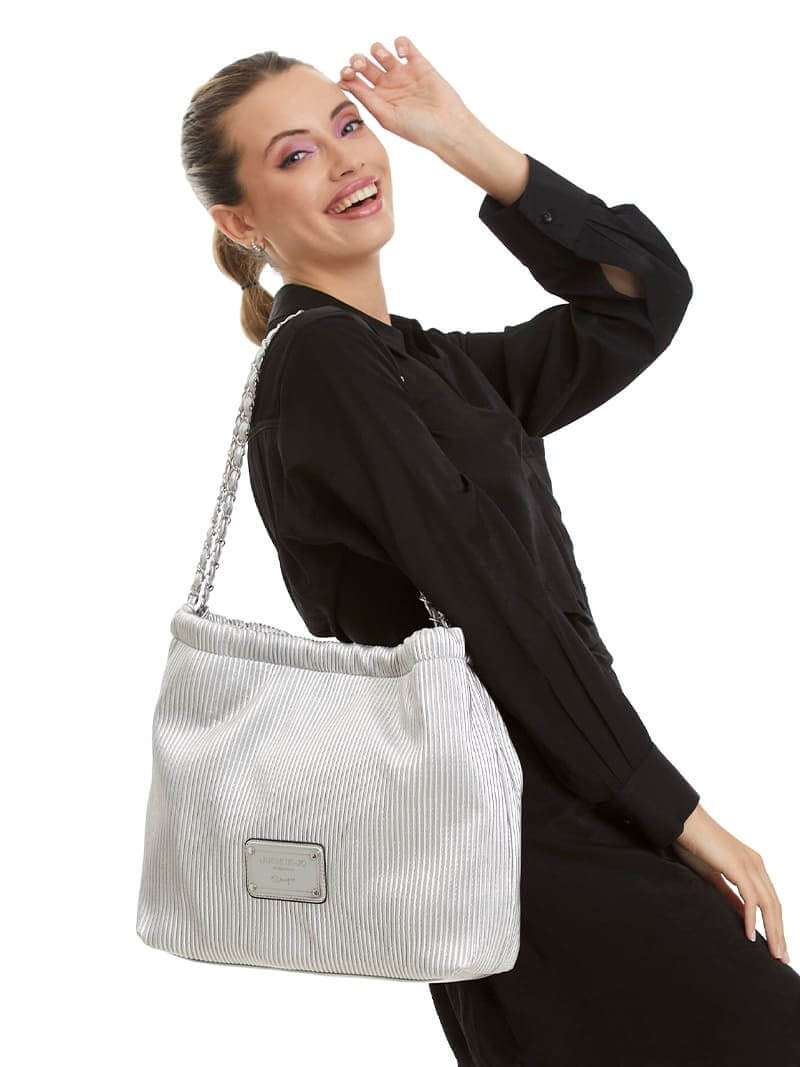 Bolso Elara Plateado