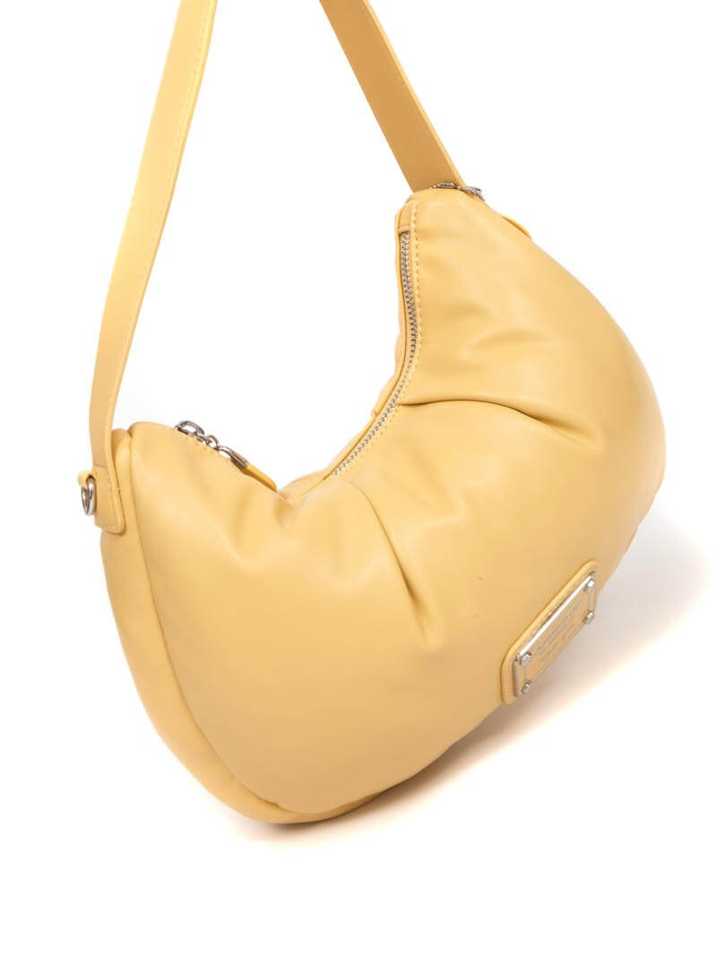 Cartera Baguette Amarilla Grande Brigid
