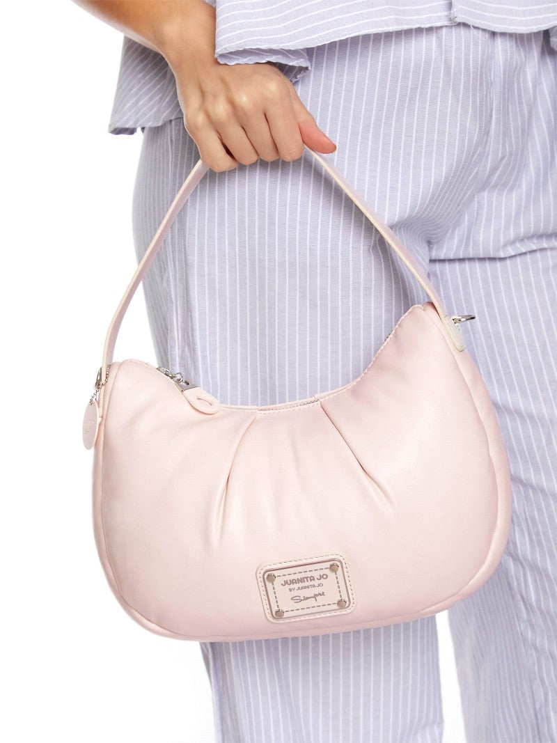 Cartera Baguette Rosa Grande Brigid