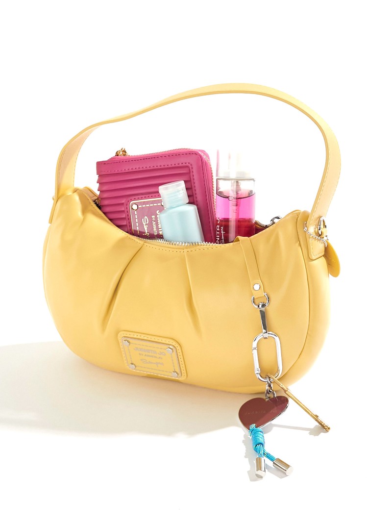 Cartera Baguette Amarilla Chica Brigid