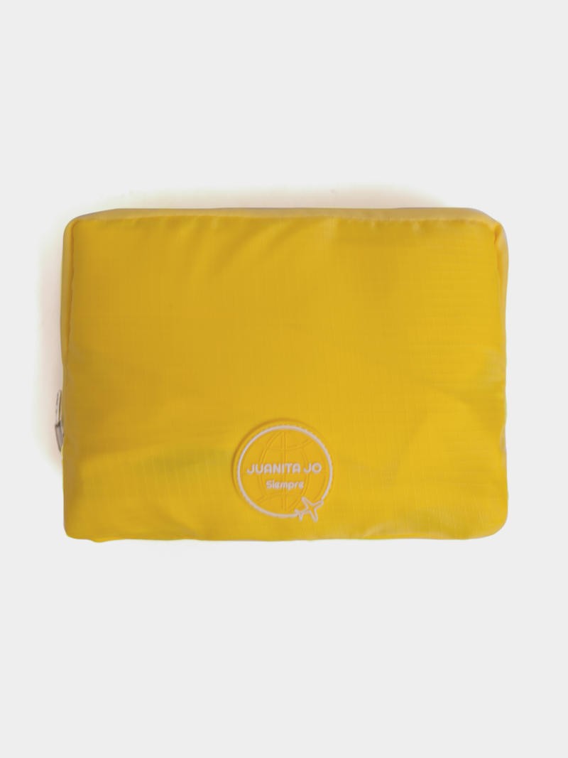 Bolso Mediano Plegable Para Viaje Amarillo Minimax