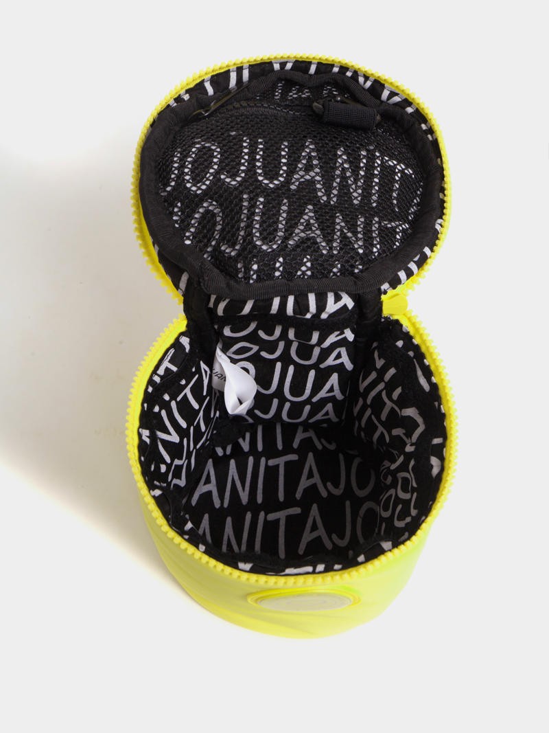 Neceser Cilindrico Porta Brochas Amarillo