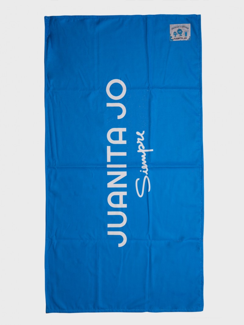 Bolso De Playa Mediano Azul Amalfi