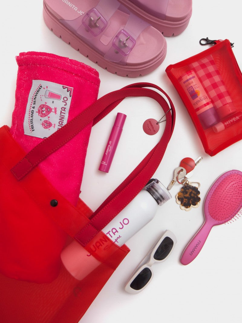 Tote Bag De Playa Roja Nissi