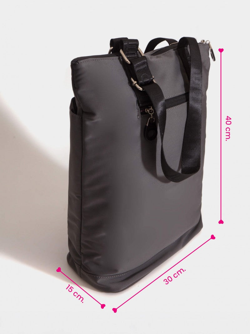 Tote Bag Para Notebook De "14 Gris Maia