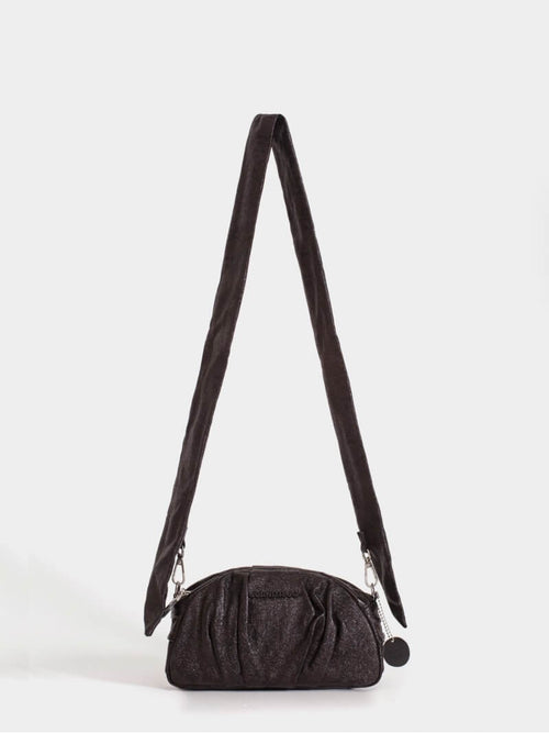 Bandolera Negra Con Glitter Naila