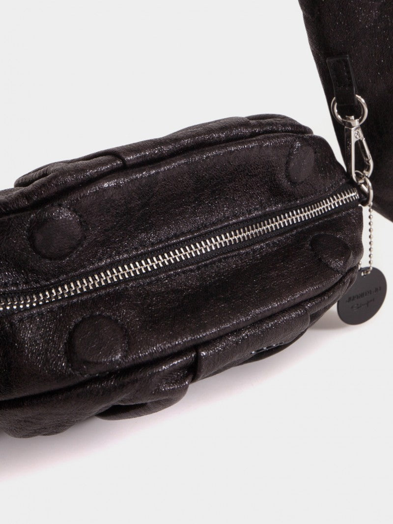 Bandolera Negra Con Glitter Naila