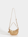 Cartera De Hombro Oro Aura