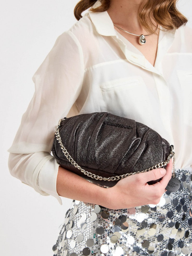 Bandolera Negra Con Glitter Naila