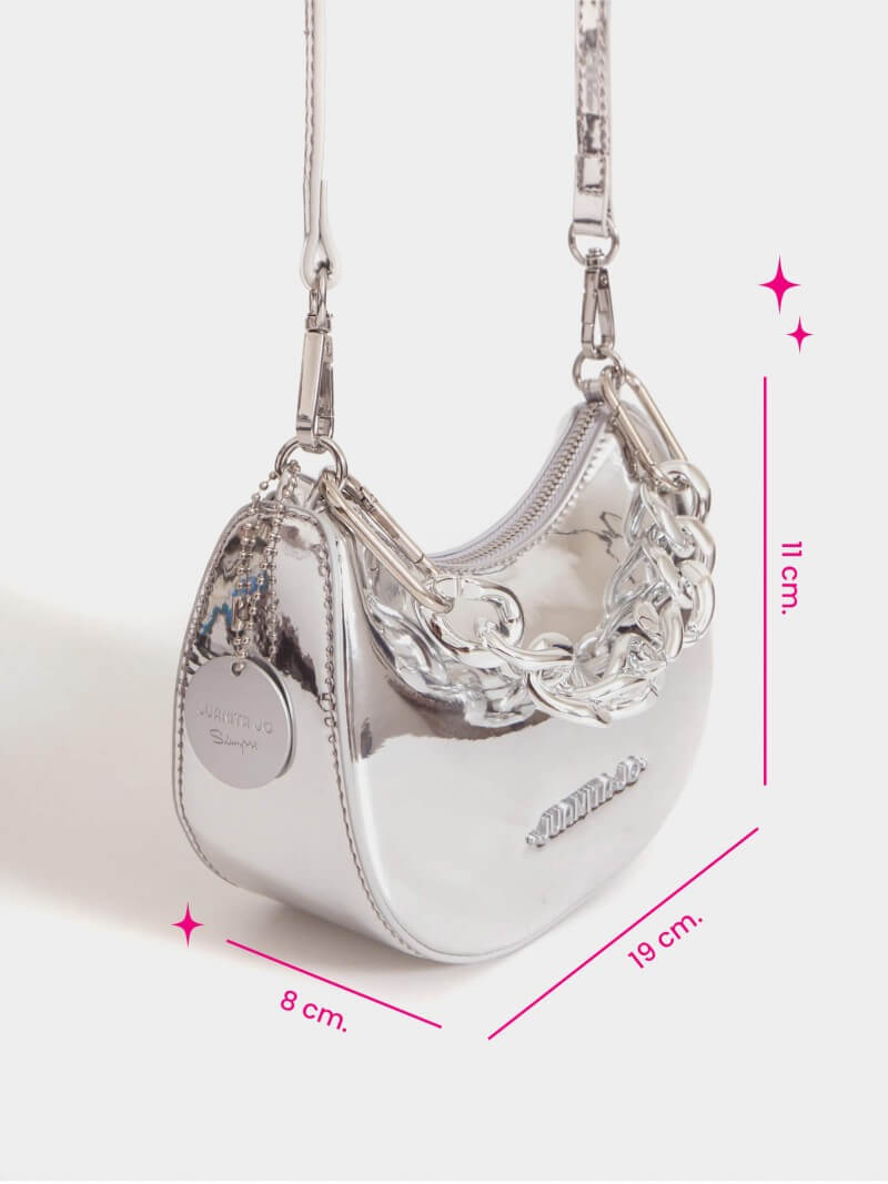 Minibag Plateada Sasha
