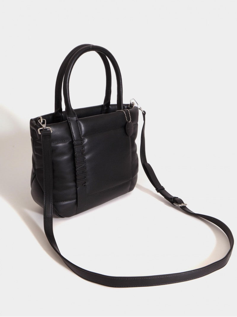 Cartera Negra Chica Puffer