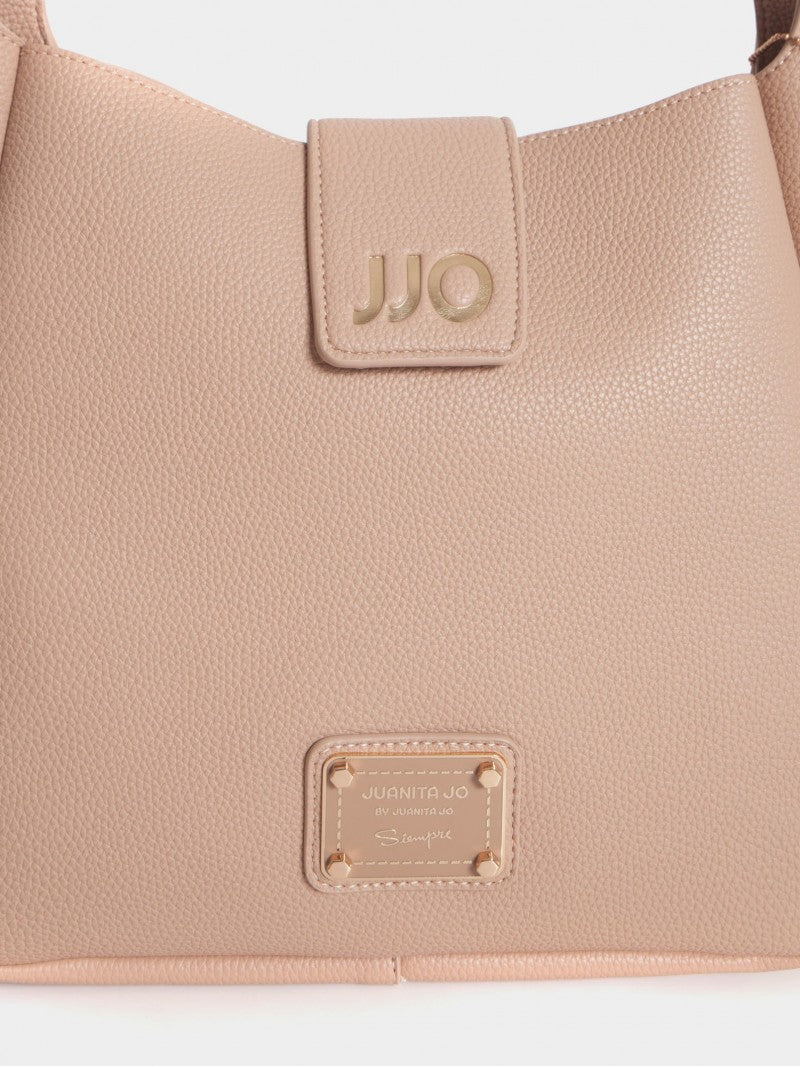 Cartera Camel Tipo Bucket Mediana Lina