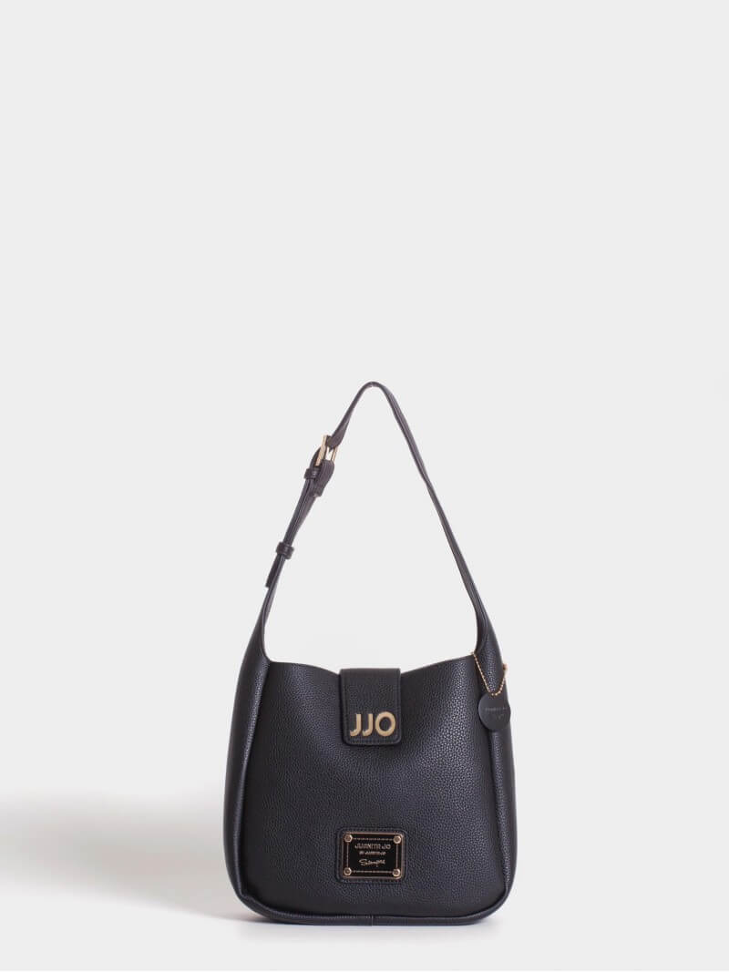 Cartera Negra Tipo Bucket Chica Lina