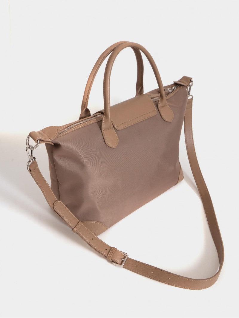 Cartera Mediana Tipo Maletín Visón Mara