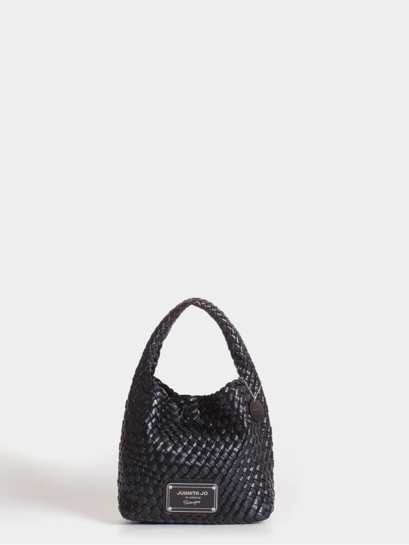 Cartera Negra Chica Lazo