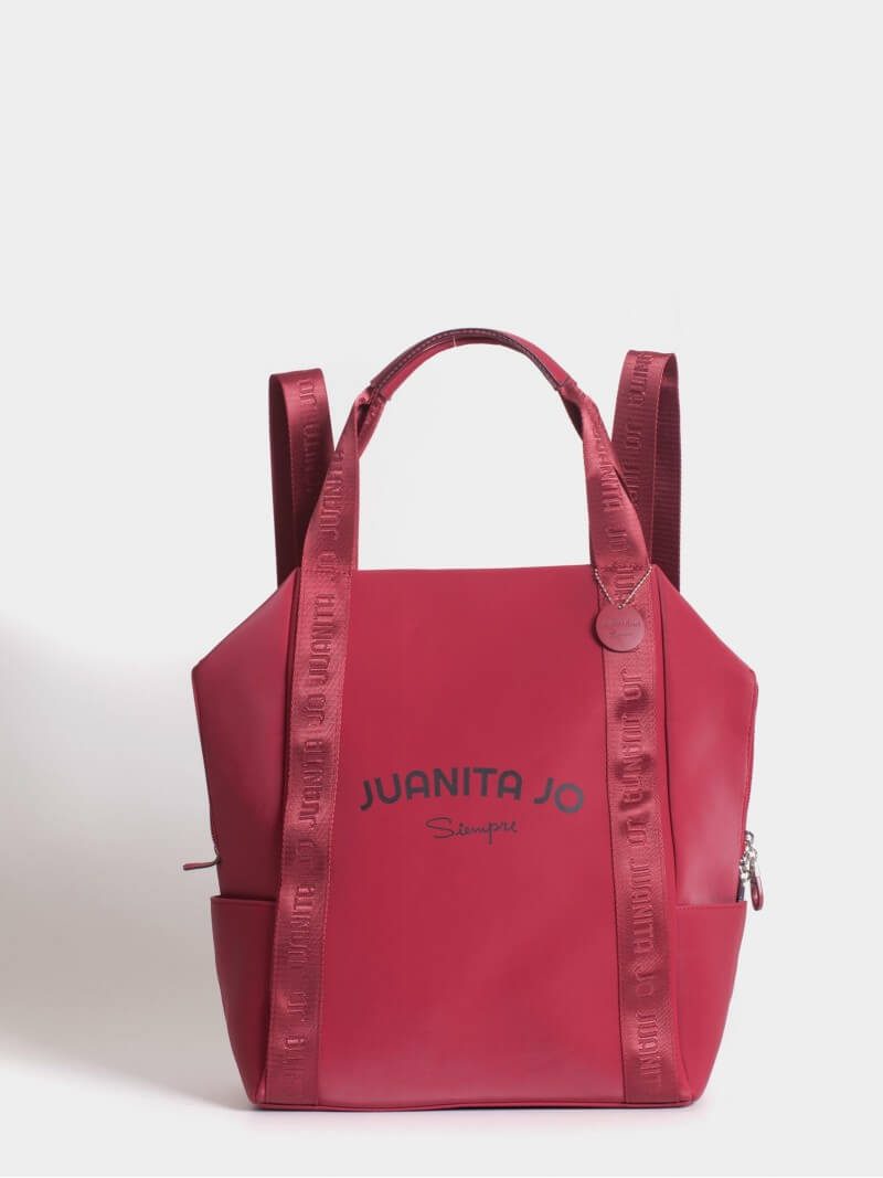 Mochila Y Cartera Roja 2 En 1 Fio