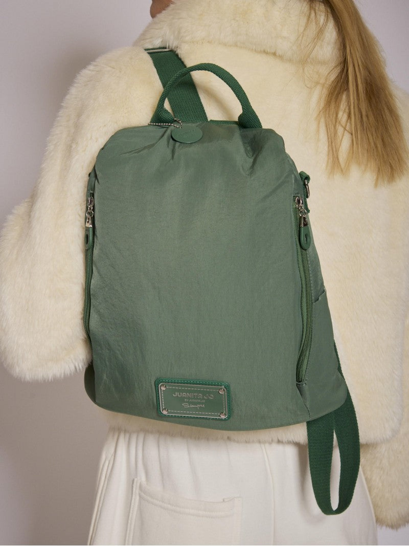 Mochila Antirrobo Verde Paz