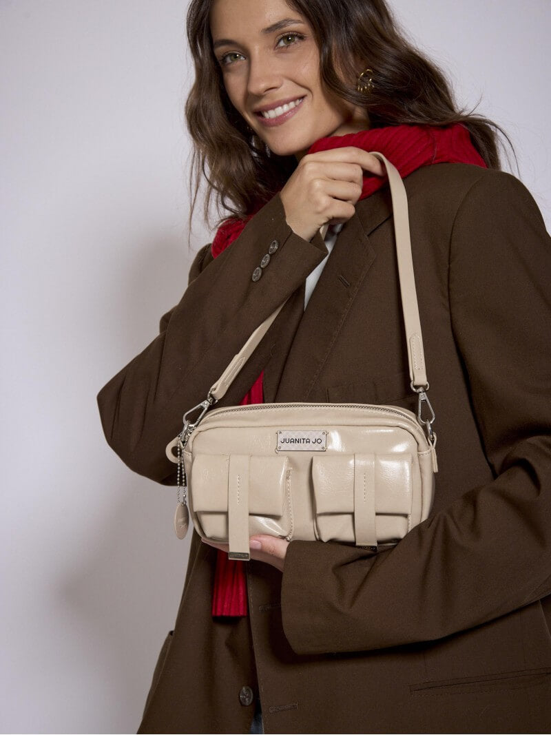 Cartera Bandolera Visón Roxie