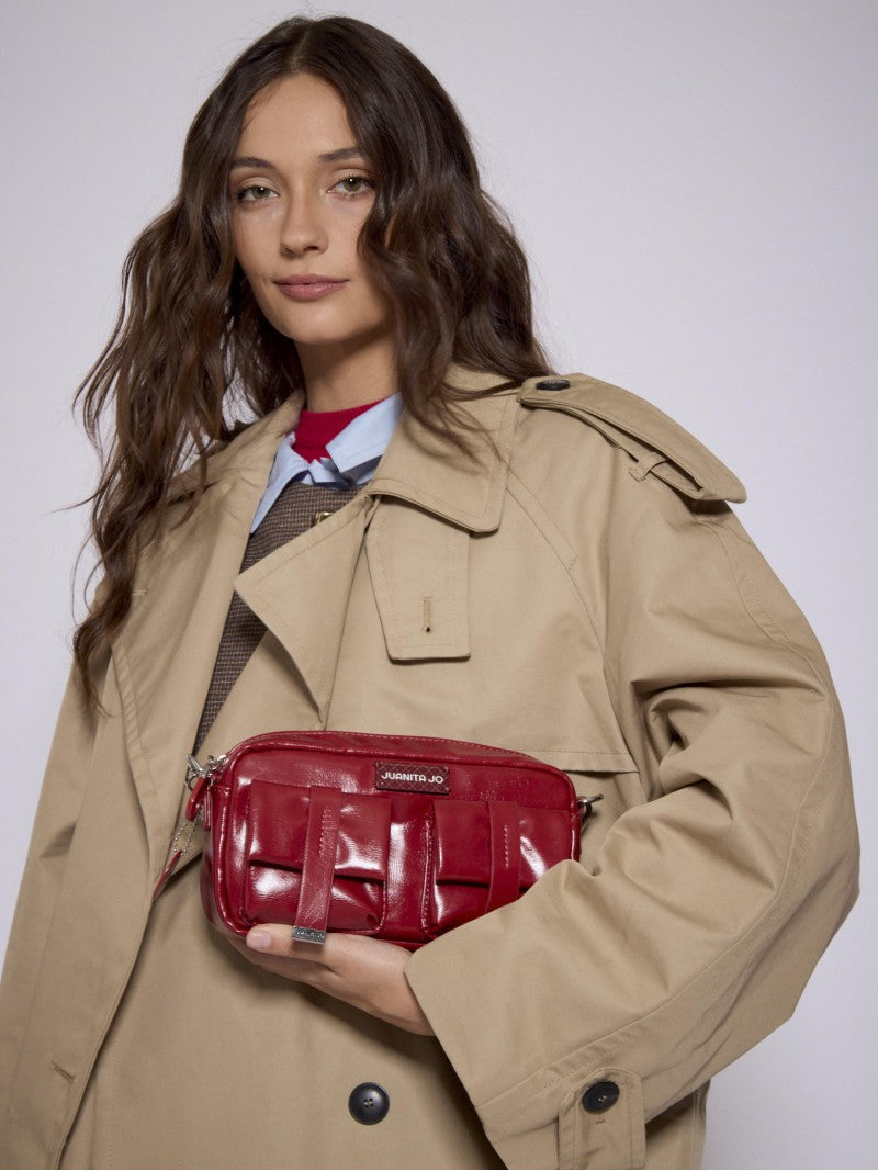 Cartera Bandolera Roja Roxie