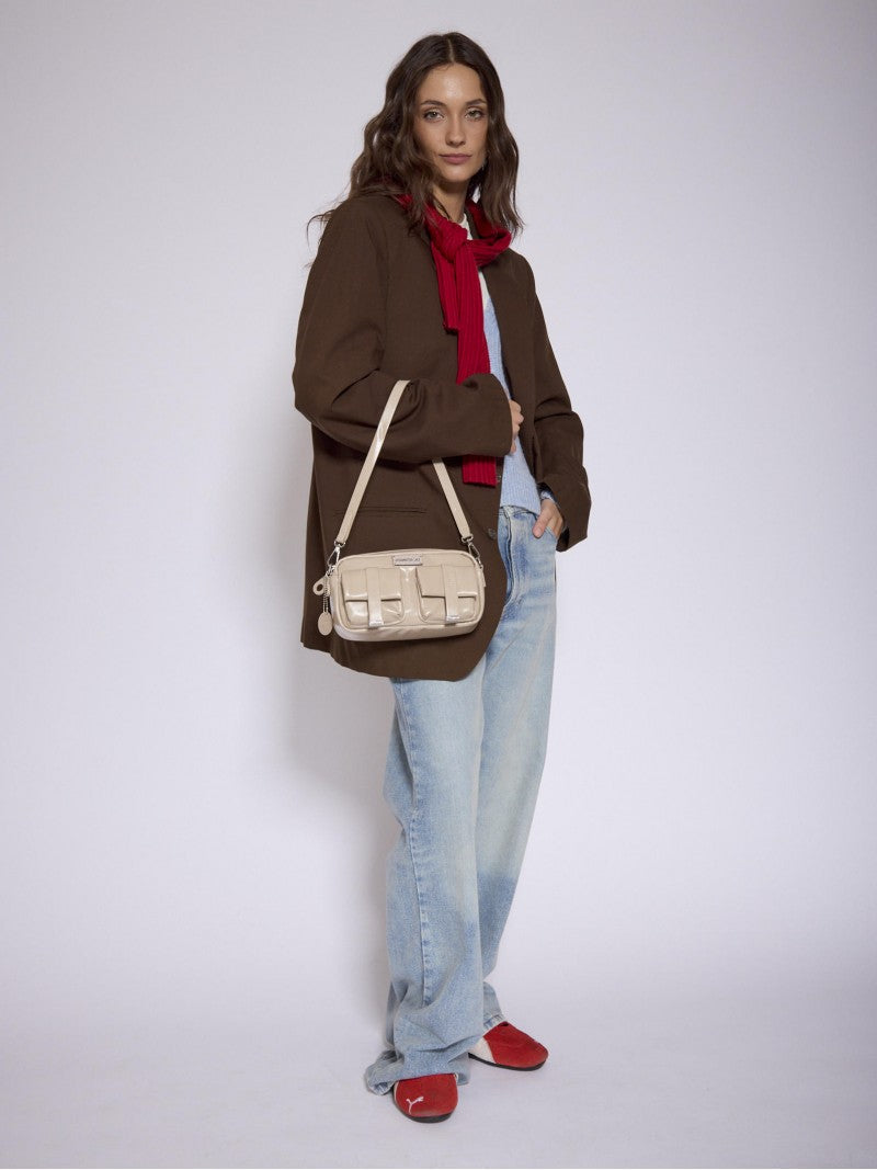 Cartera Bandolera Visón Roxie