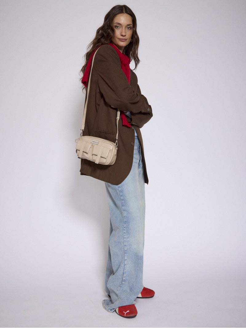 Cartera Bandolera Visón Roxie