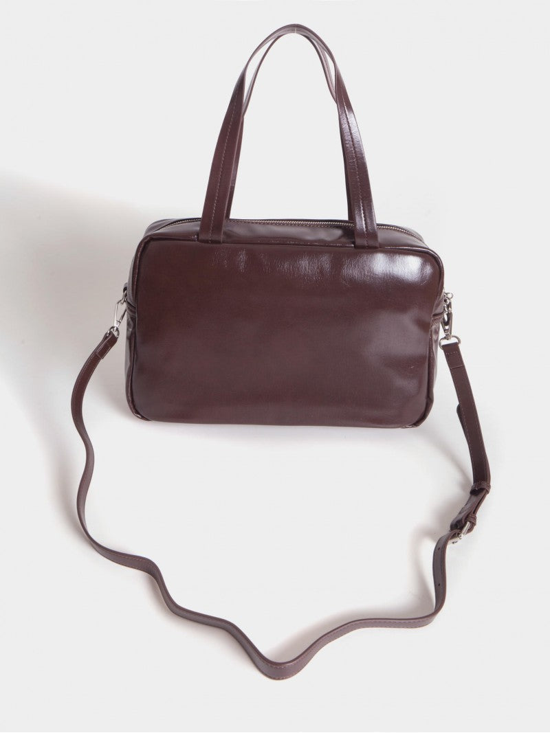 Cartera Grande Color Cacao Roxie