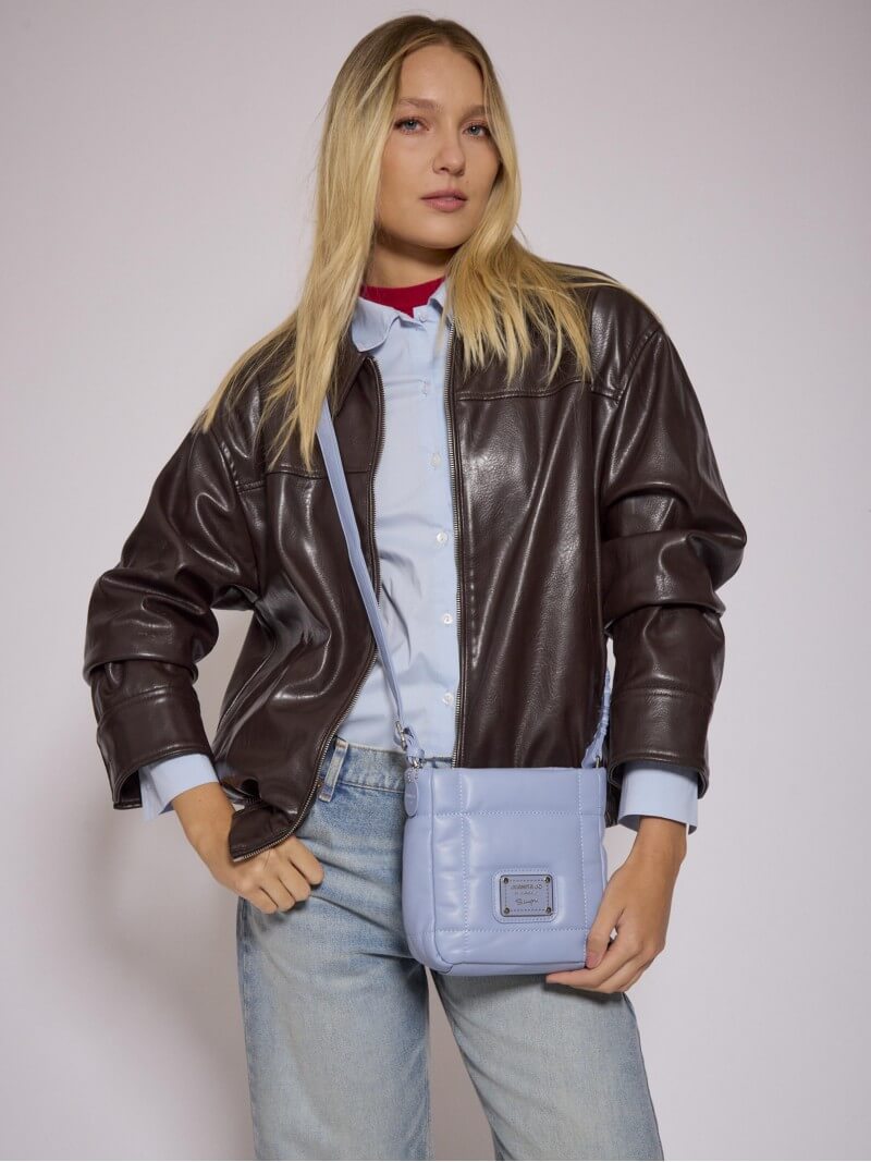 Bandolera Celeste Puffer