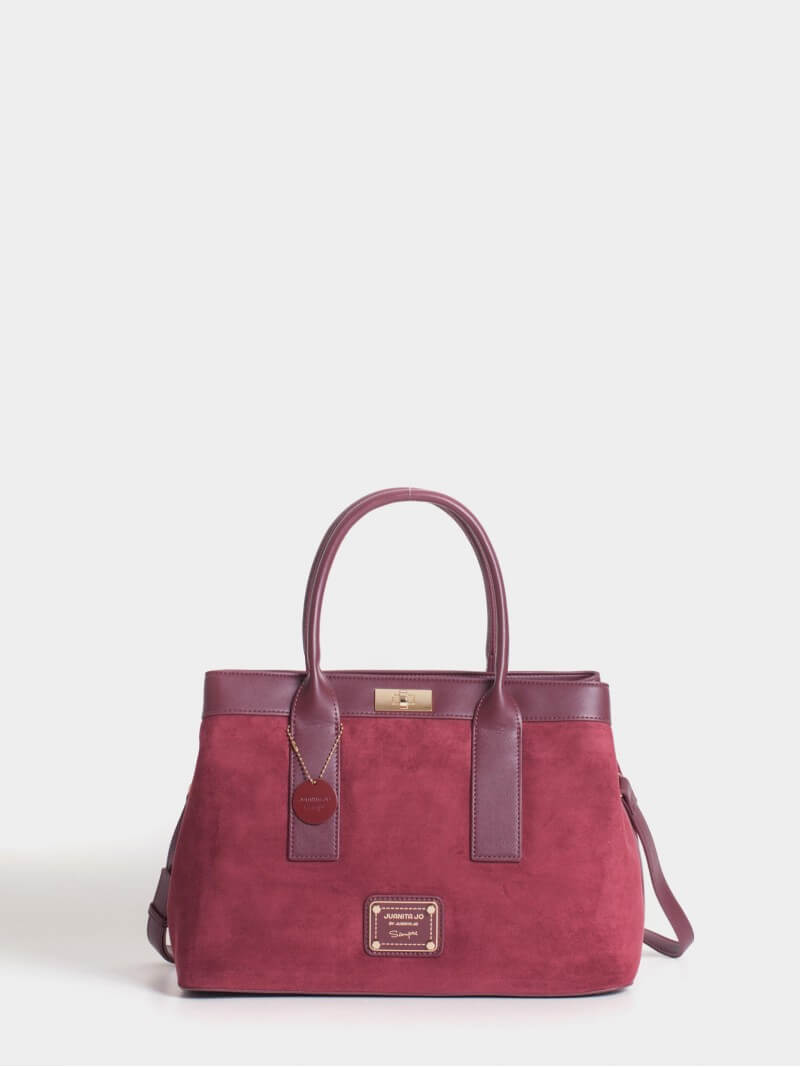 Cartera De Mano Bordó Virginia