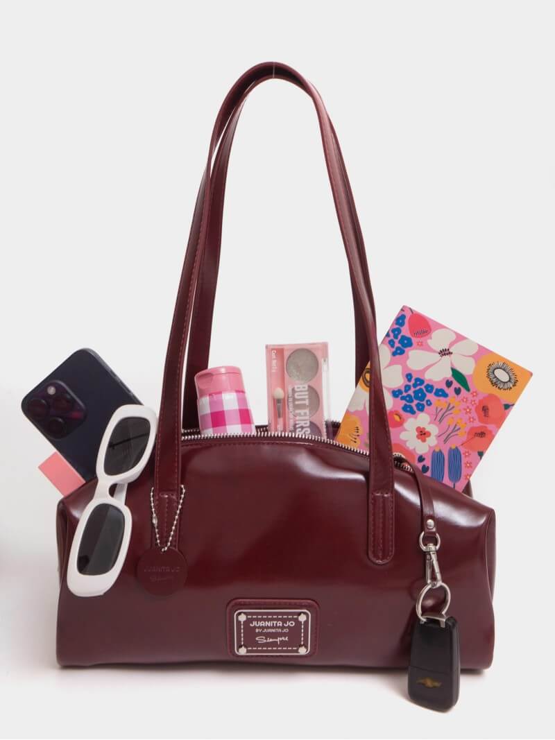 Cartera Baguette Bordó Carrie