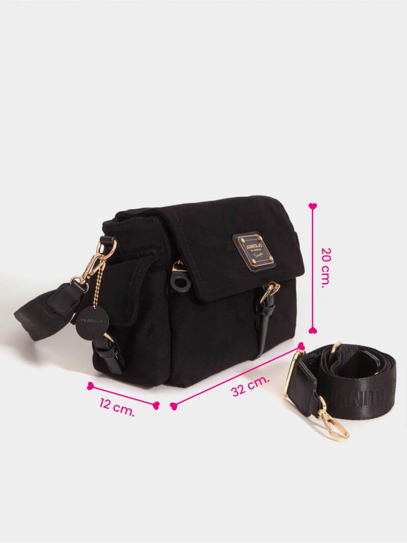 Cartera Y Bandolera Negra Montana