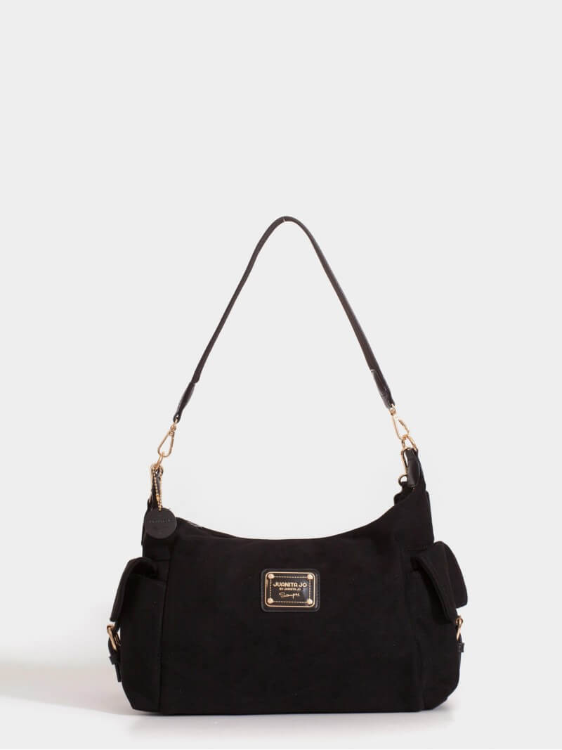 Cartera De Hombro Negra Montana