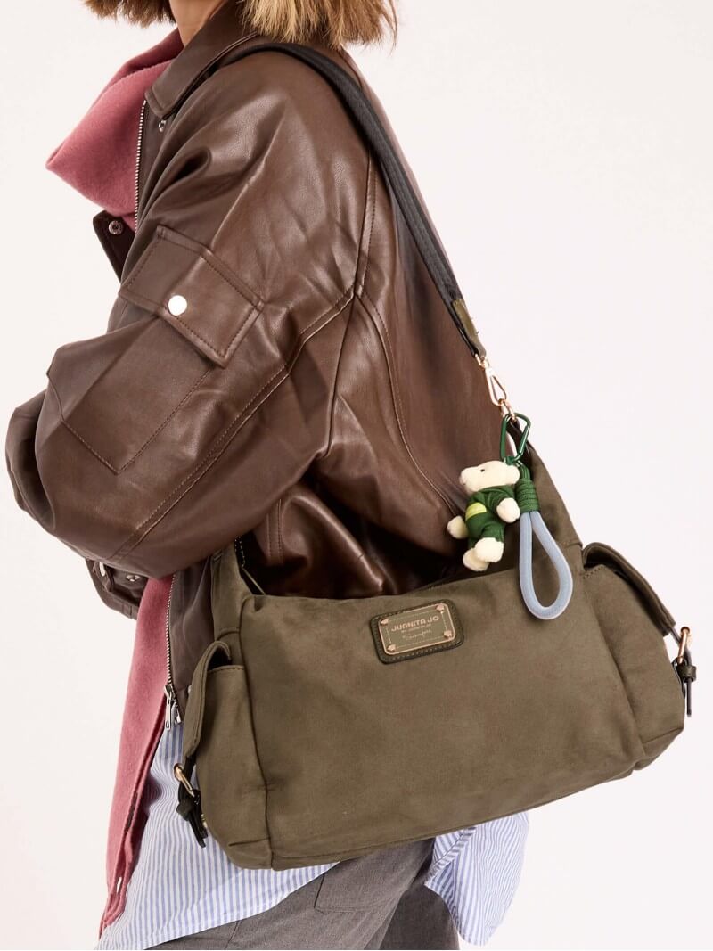 Cartera De Hombro Verde Montana