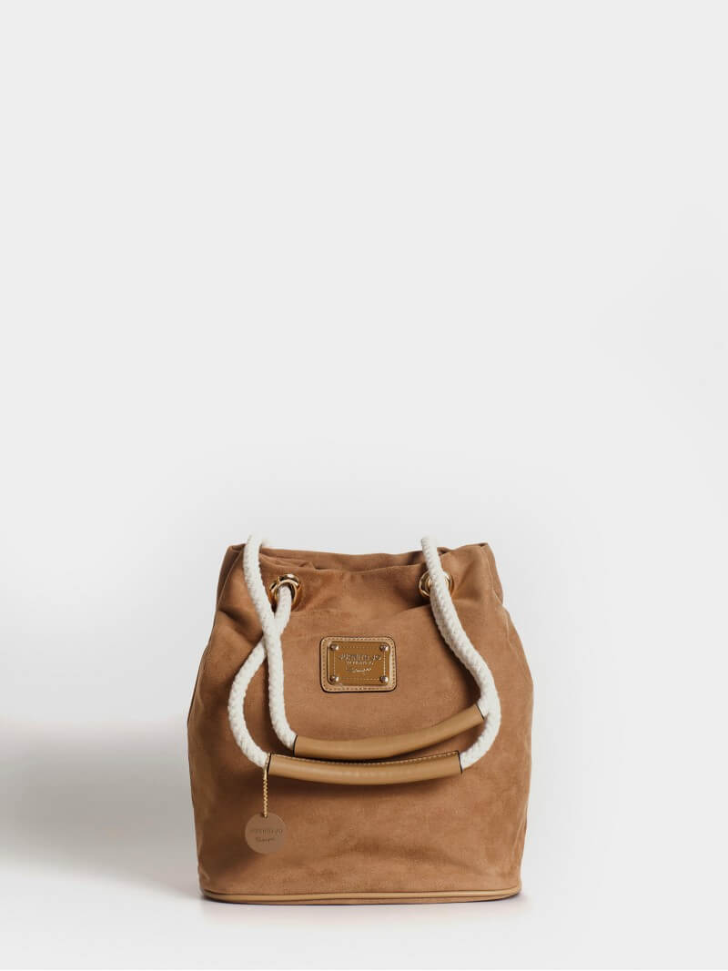 Cartera Bucket Camel Montana