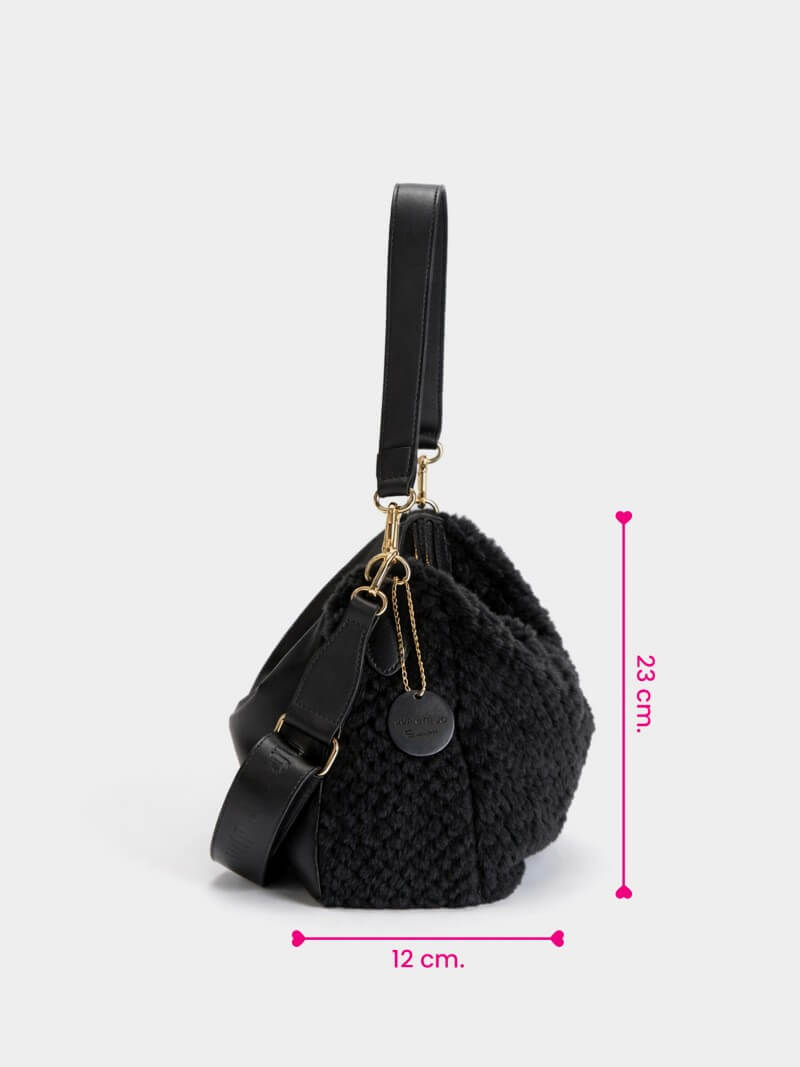 Cartera De Hombro Negra Dolina