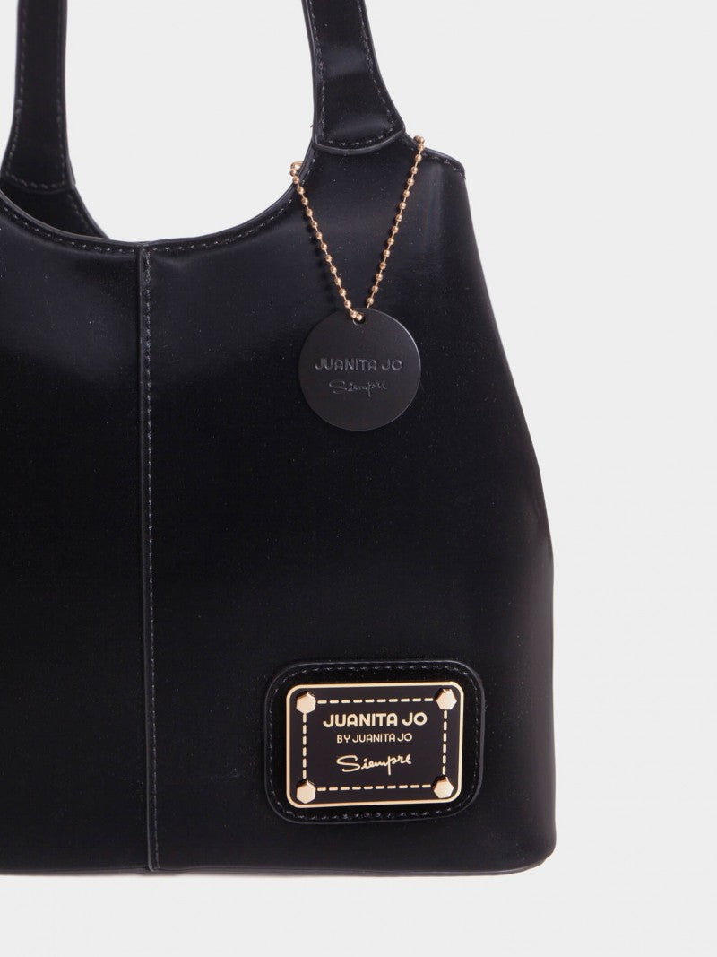 Cartera De Mano Y Minibag Meryl Negro