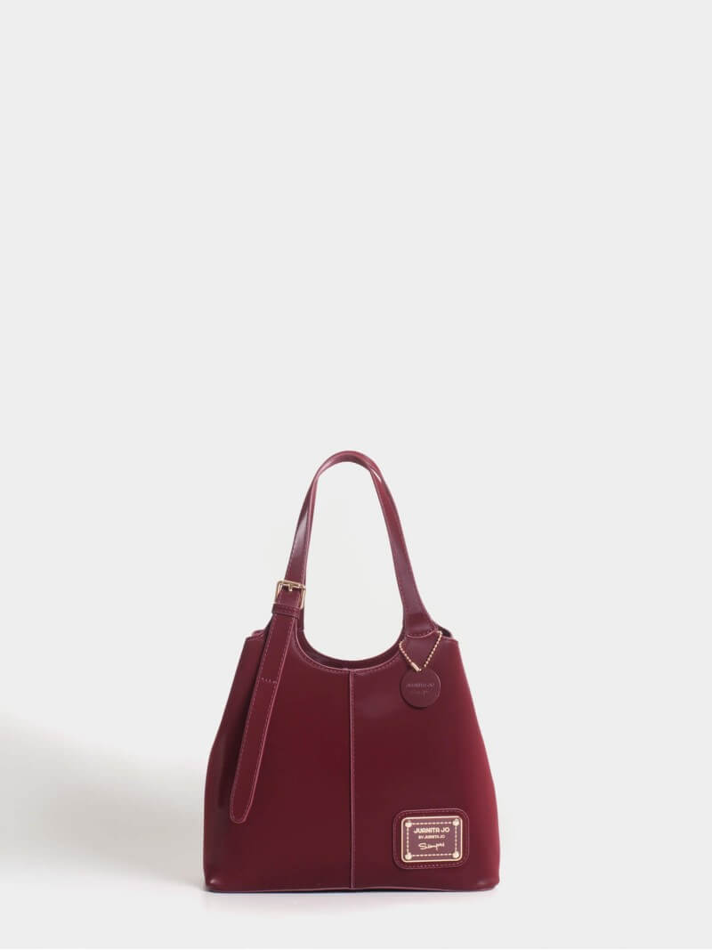 Cartera De Mano Y Minibag Meryl Bordó