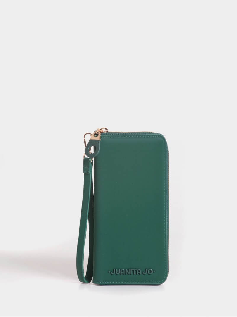 Billetera Mediana Vertical Verde