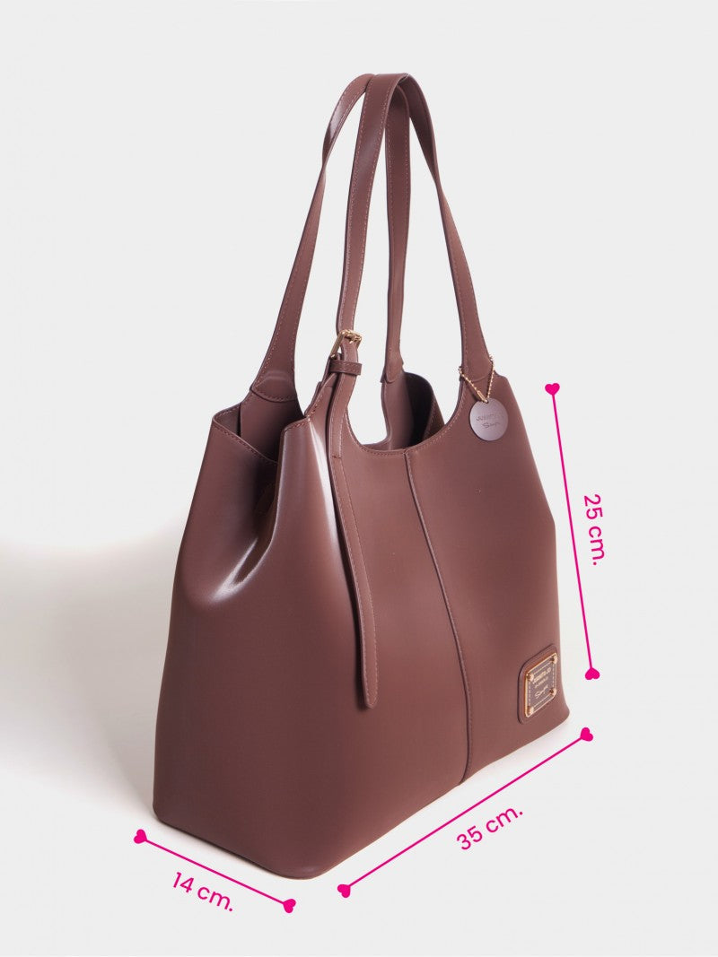 Cartera Y Bandolera Meryl Chocolate