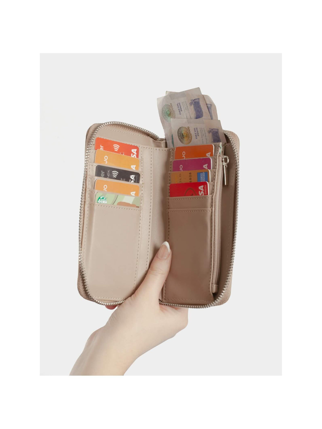 Billetera Mediana Con Chapa Visón