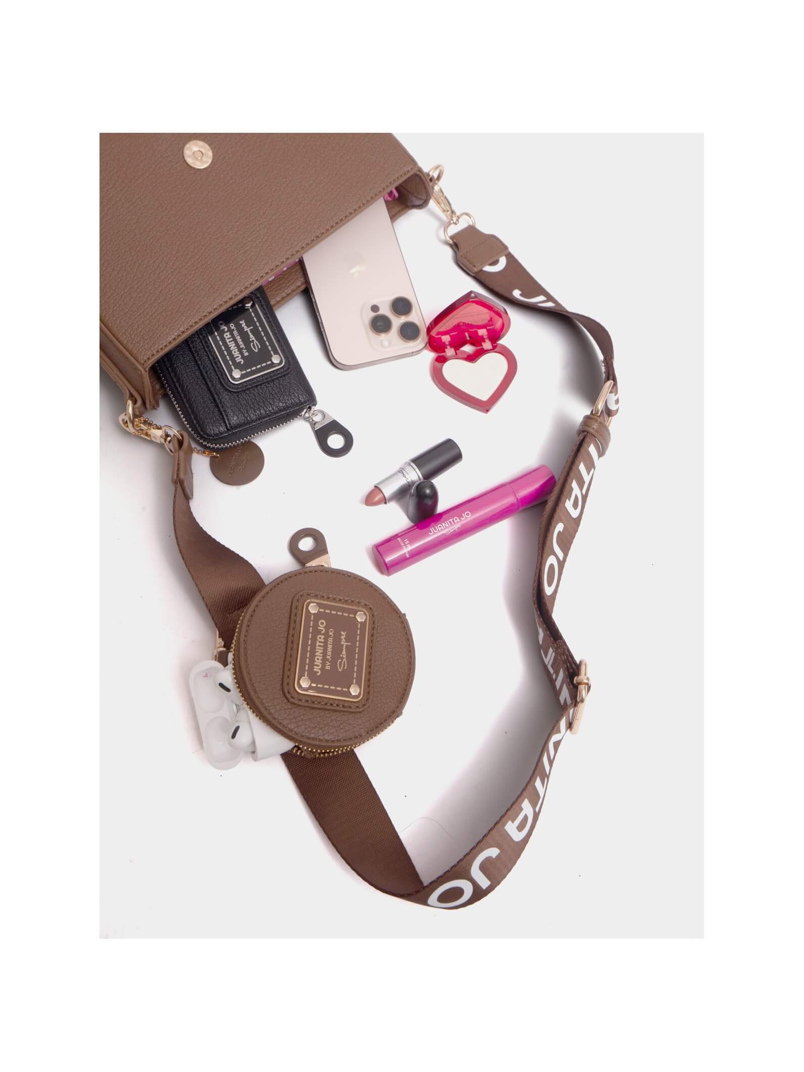 Bandolera Arial Chocolate