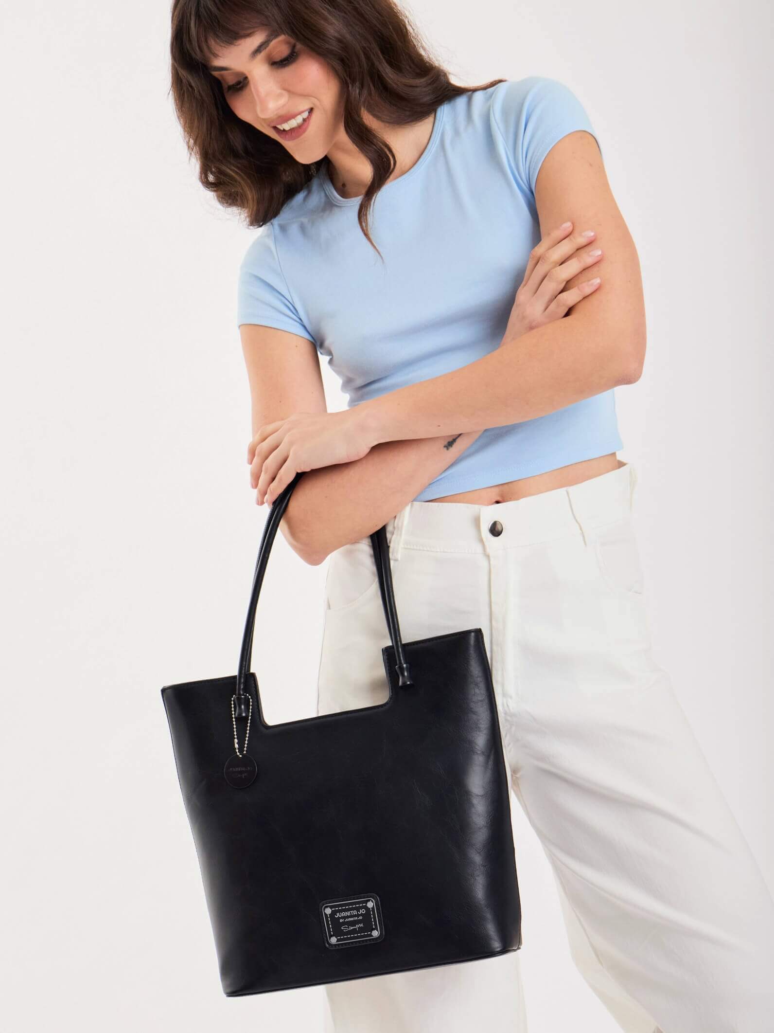 Cartera Rectangular Dona Negro