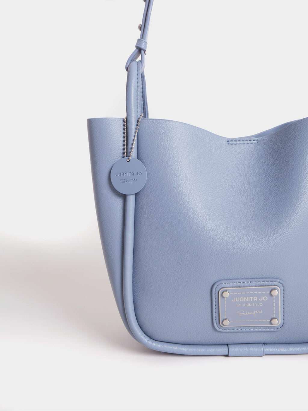 Cartera Carol Mediana Celeste