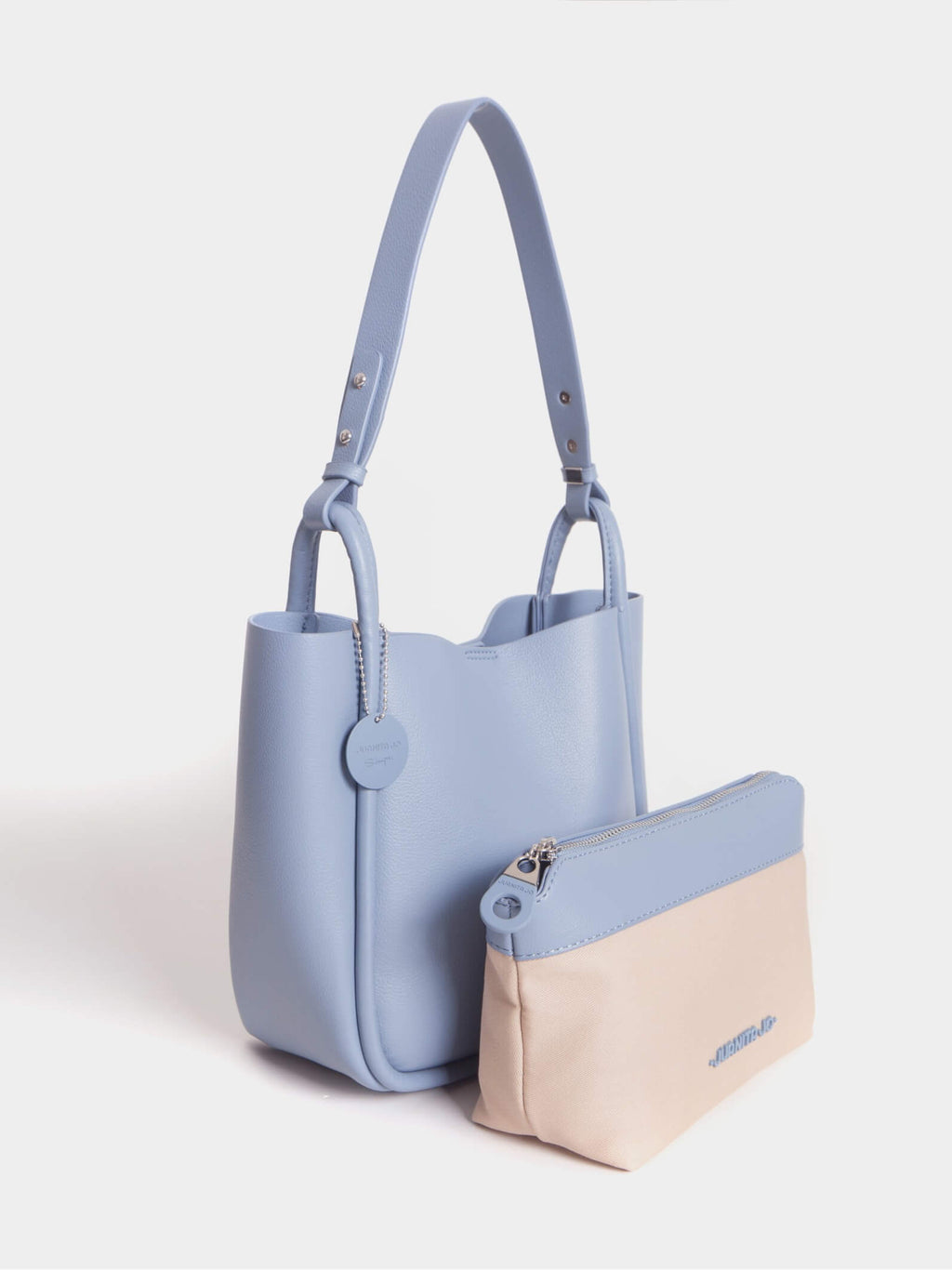 Cartera Carol Mediana Celeste
