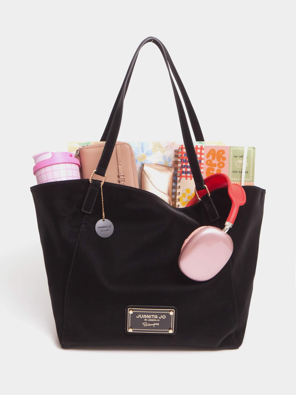 Cartera Grande Negra Amira Negro