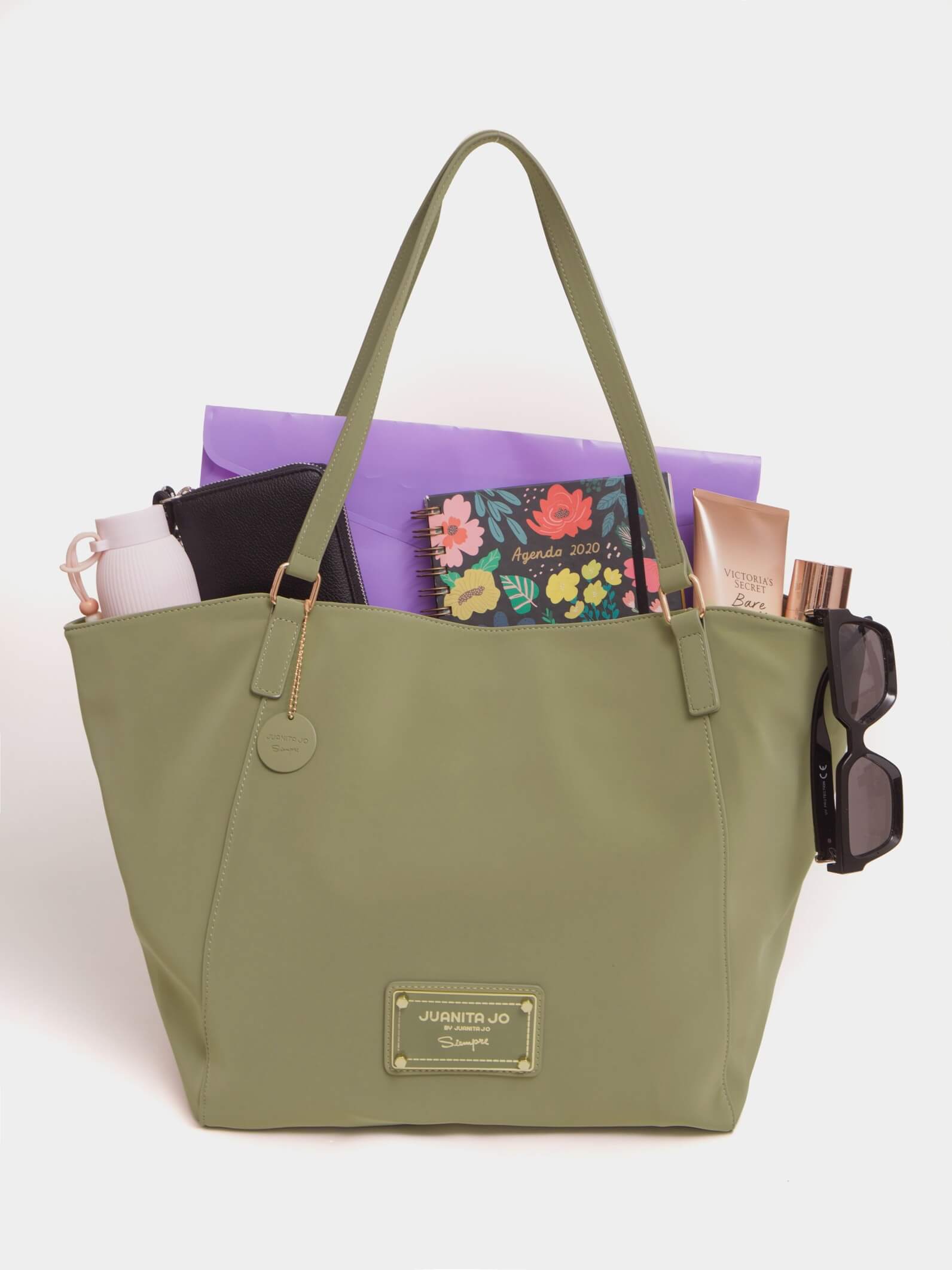 Cartera Grande Verde Amira Verde