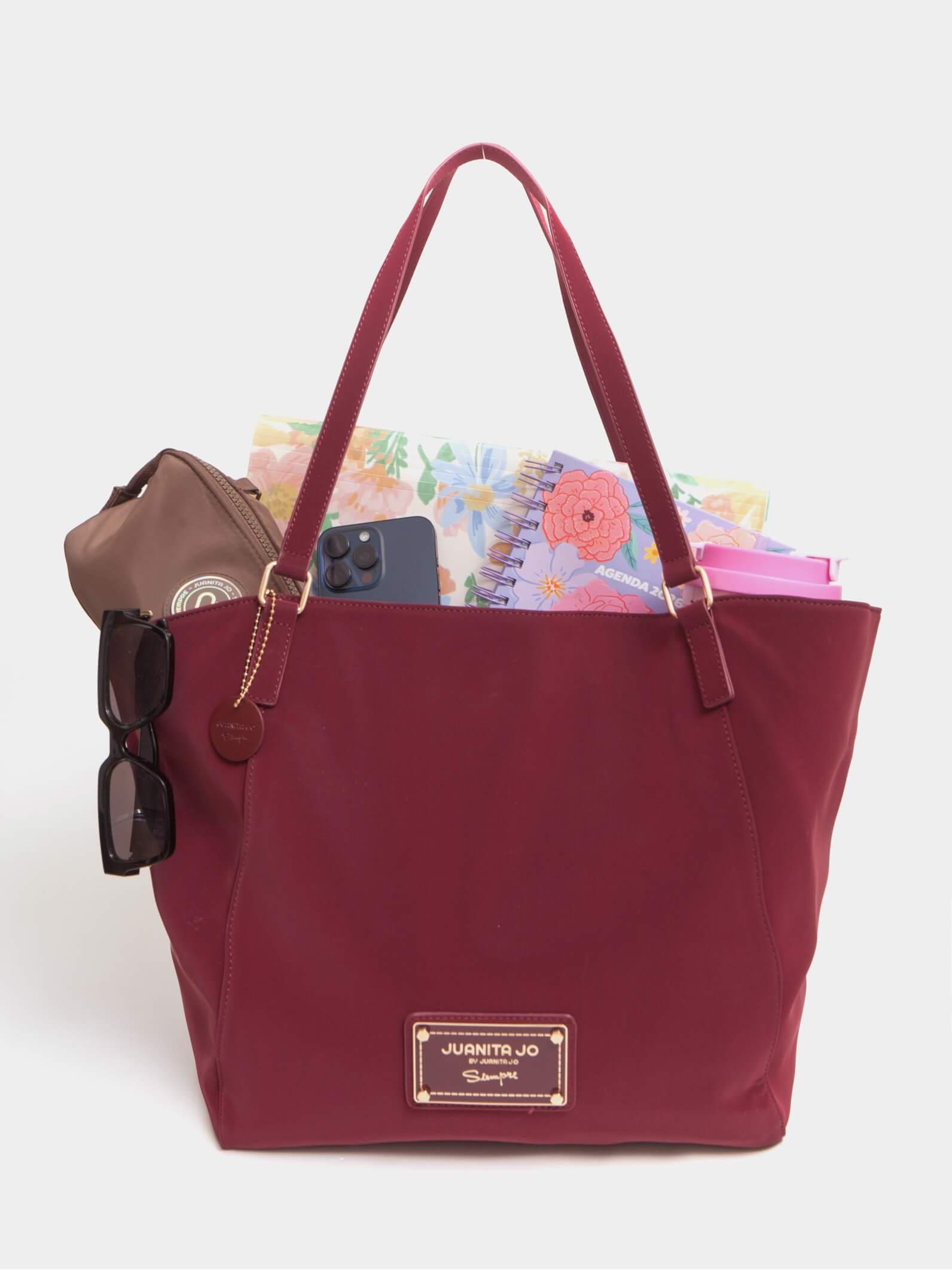 Cartera Grande Bordó Amira Bordo