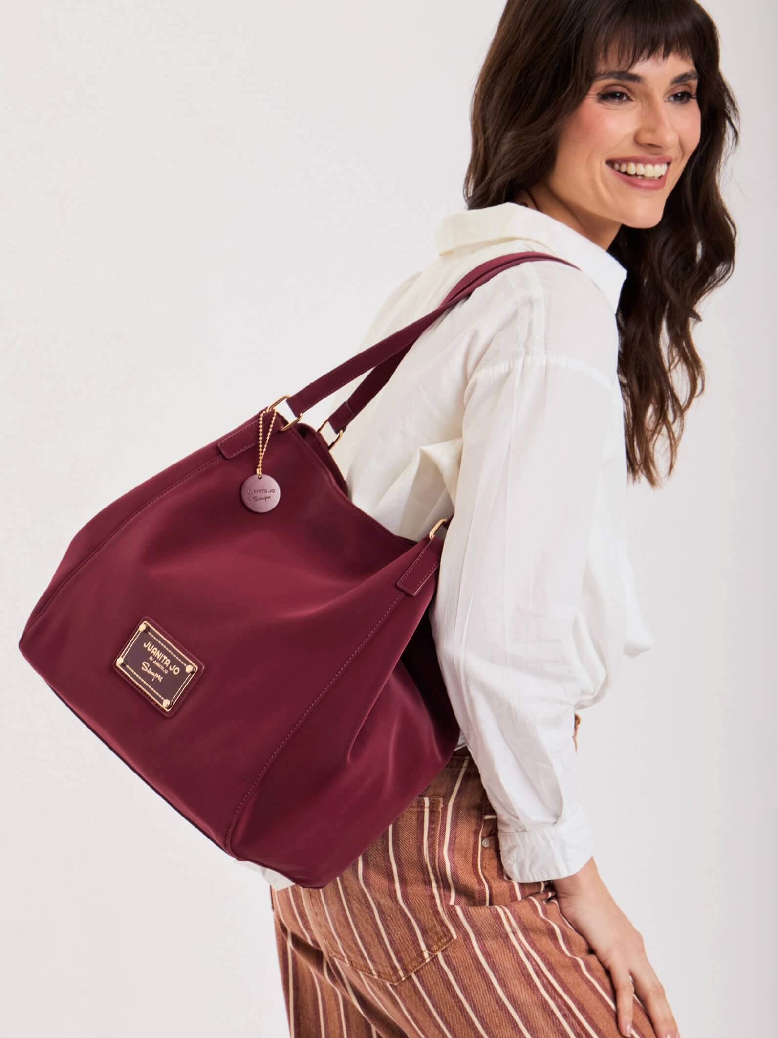 Cartera Grande Bordó Amira Bordo