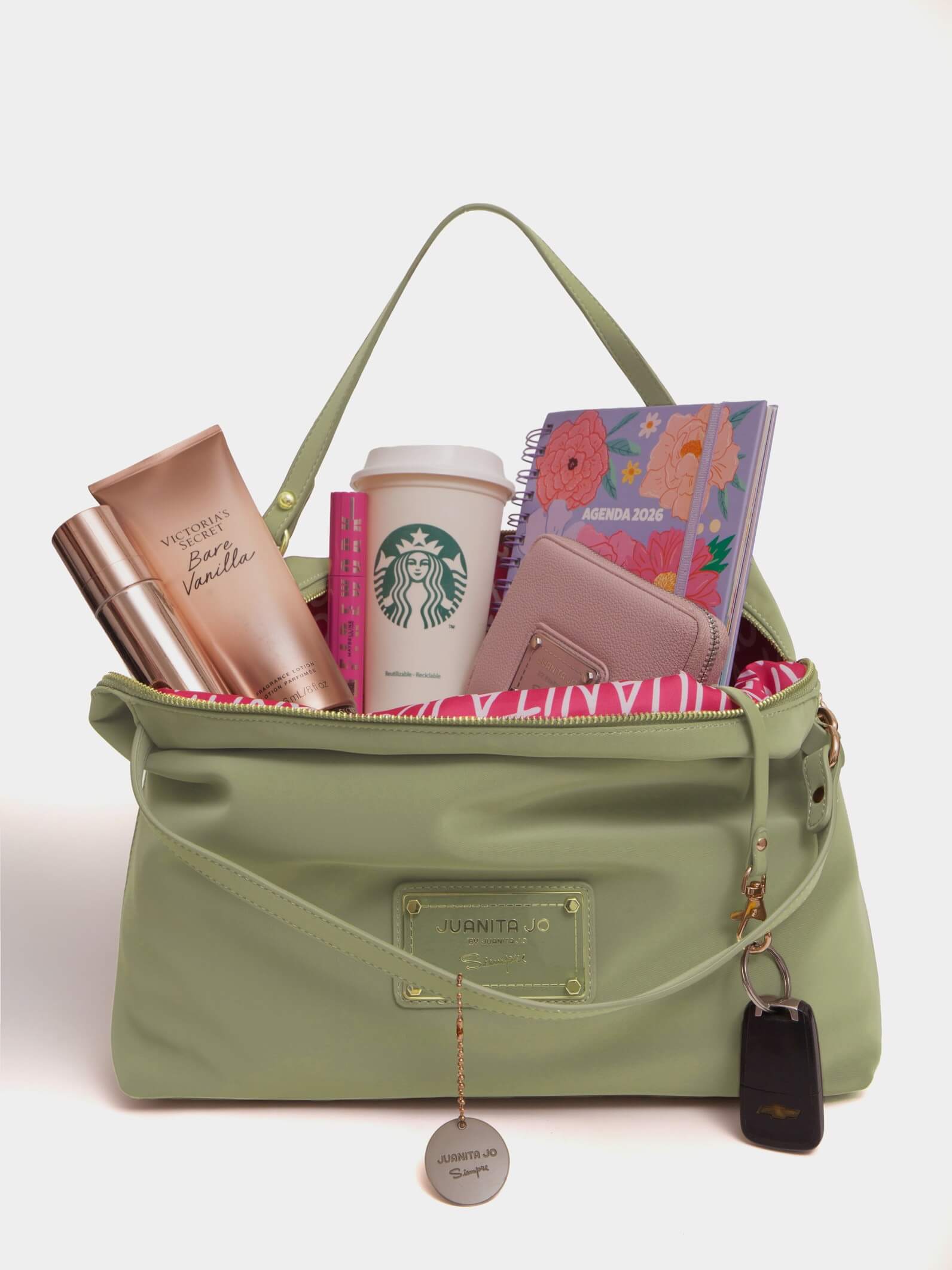 Cartera Mediana Verde Amira Verde