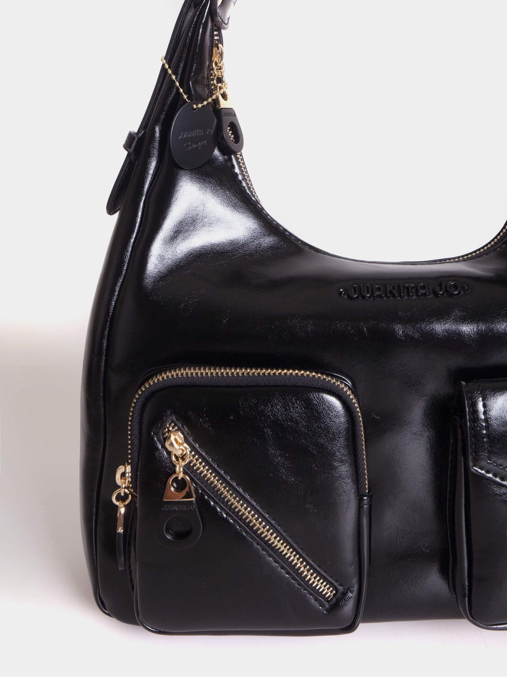 Cartera Charol Ginebra Negro