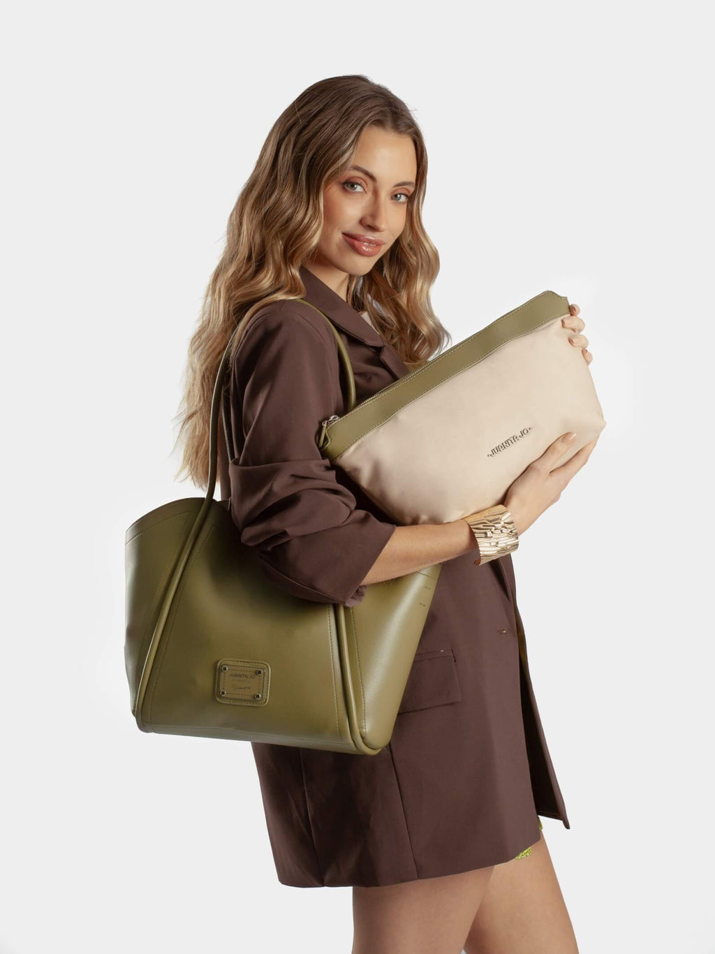 Cartera Carol Grande Verde